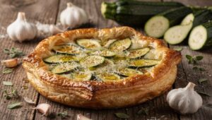 TORTA SALATA con ZUCCHINE e PROVOLA di Pasta Sfoglia velocissima