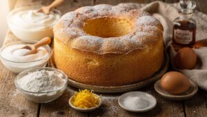 Ciambella alla panna montata: il segreto per un dolce alto, soffice e leggero come una nuvola.
