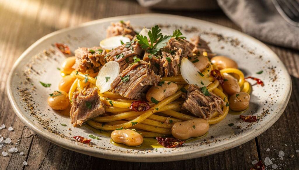 Pasta con tonno e cannellini: il primo veloce e saporito che si prepara in 15 minuti